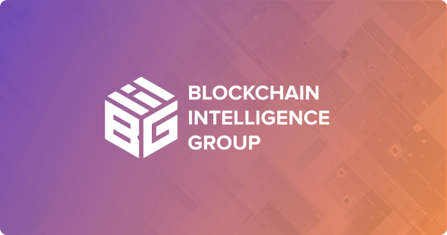 Blockchain Intelligence Group features post image, showcasing advanced blockchain solutions, cryptocurrency fraud detection, and compliance services.