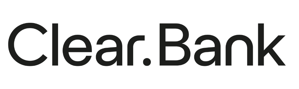 Clear Bank logo, symbolizing a trusted financial institution providing blockchain-based banking and secure digital asset solutions.