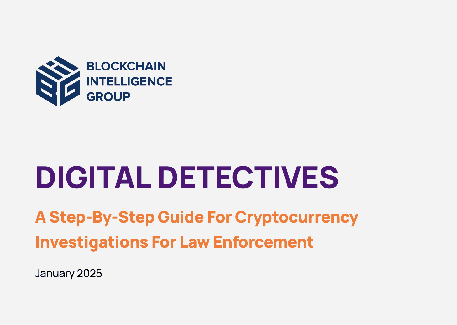 Guide cover featuring blockchain technology, compliance, and security solutions, designed for a professional and informative post section.